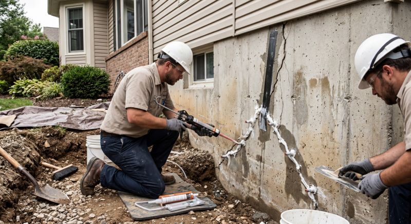 Cracked Foundation Repair in Hayward, WI