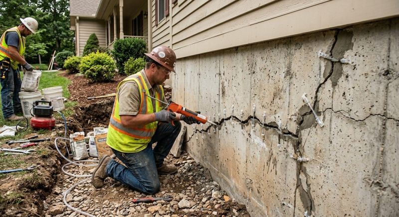 Cracked Foundation Repair in Hayward, WI