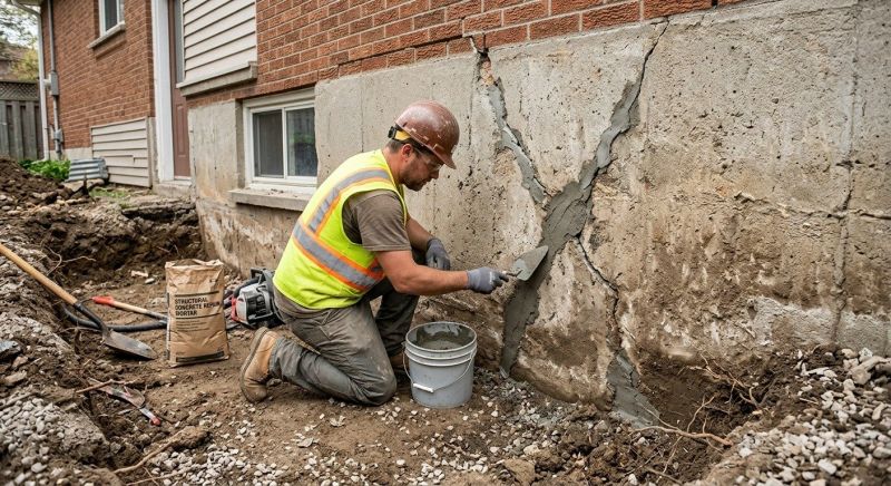 Foundation Crack Repair in Hayward, WI