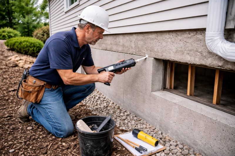 Foundation Crack Sealing in Hayward, WI
