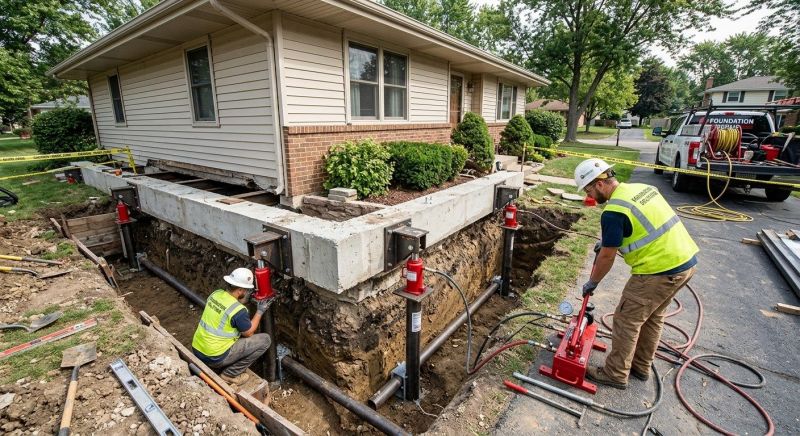 Foundation Jacking in Hayward, WI