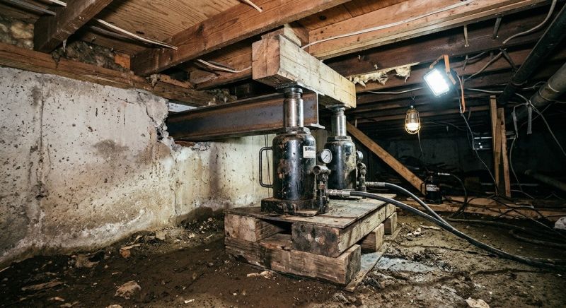 Foundation Jacking in Hayward, WI