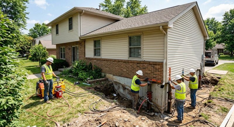 Foundation Jacking in Minong, WI