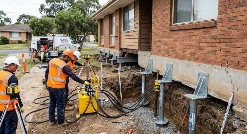 Foundation Jacking in Minong, WI