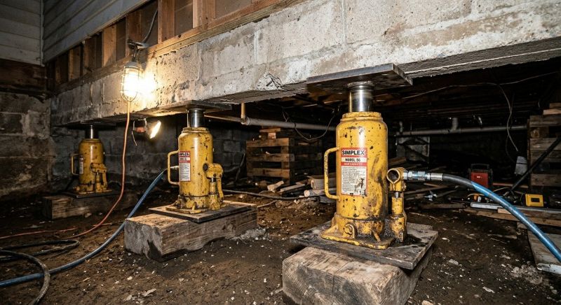 Foundation Jacking in Radisson, WI