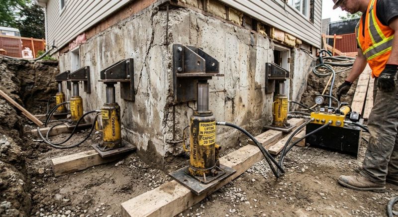 Foundation Jacking in Radisson, WI