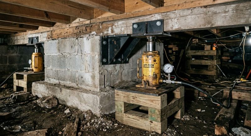 Foundation Jacking in Radisson, WI