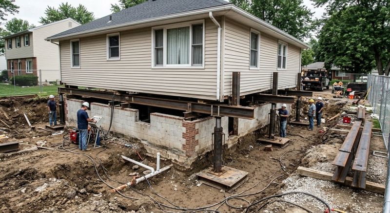 Foundation Lifting in Minong, WI