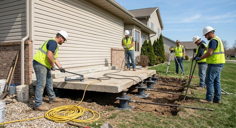 Foundation Lifting in Minong, WI