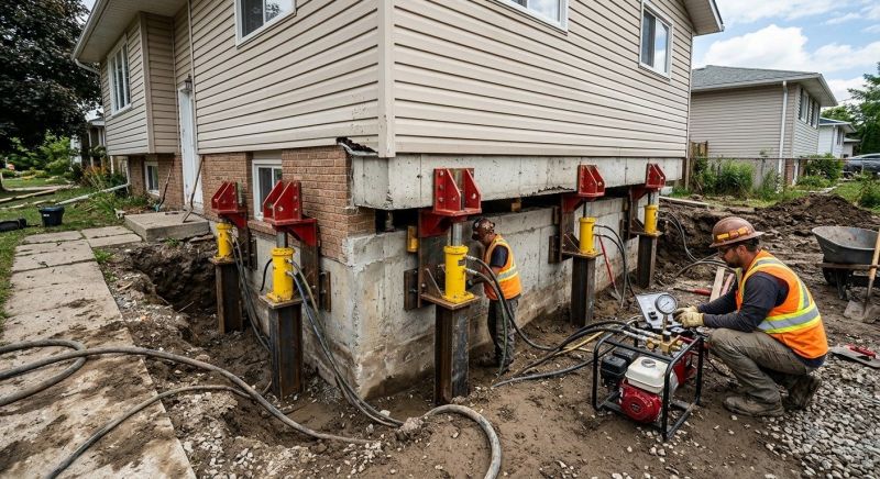 Foundation Lifting in Radisson, WI
