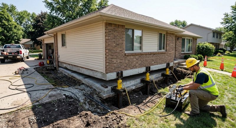 Foundation Lifting in Radisson, WI