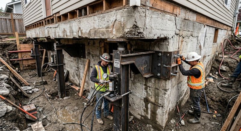Foundation Lifting in Radisson, WI