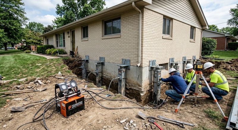 Foundation Pier Leveling in Hayward, WI