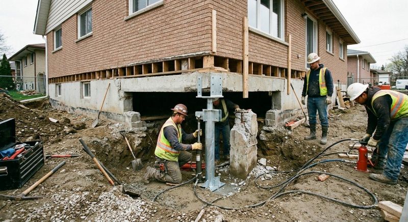 Foundation Pier Repair in Hayward, WI