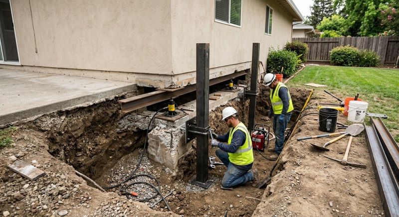 Foundation Pier Repair in Hayward, WI