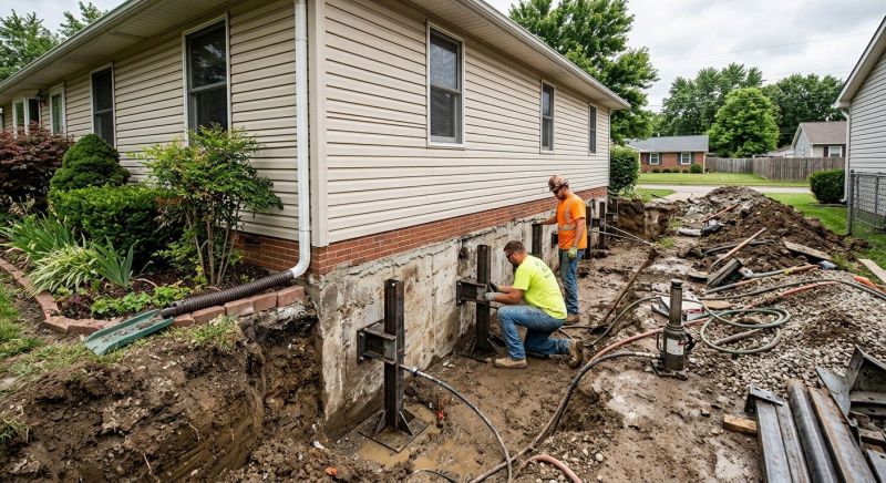 Foundation Pier Repair in Hayward, WI