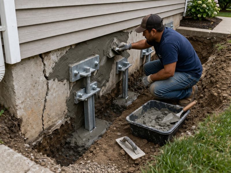 Foundation Pier Repair in Hayward, WI