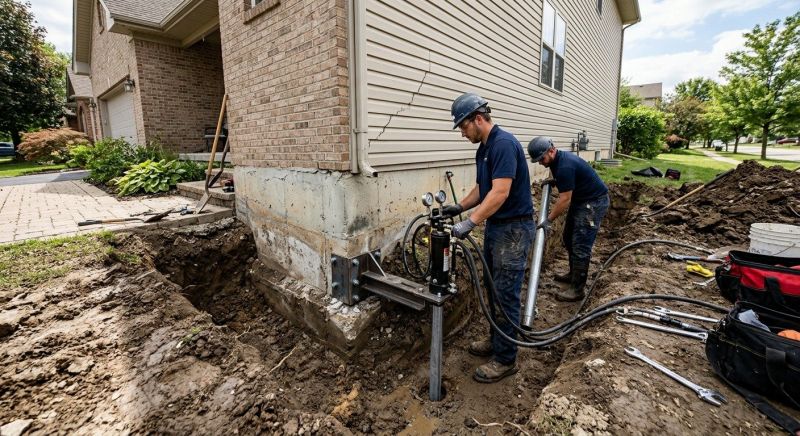 Foundation Settlement Repair in Hayward, WI