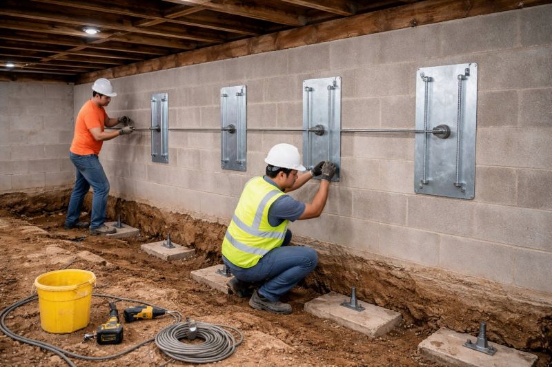 Foundation Stabilizing in Minong, WI