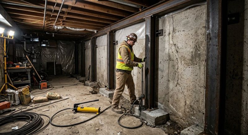 Foundation Stabilizing in Minong, WI