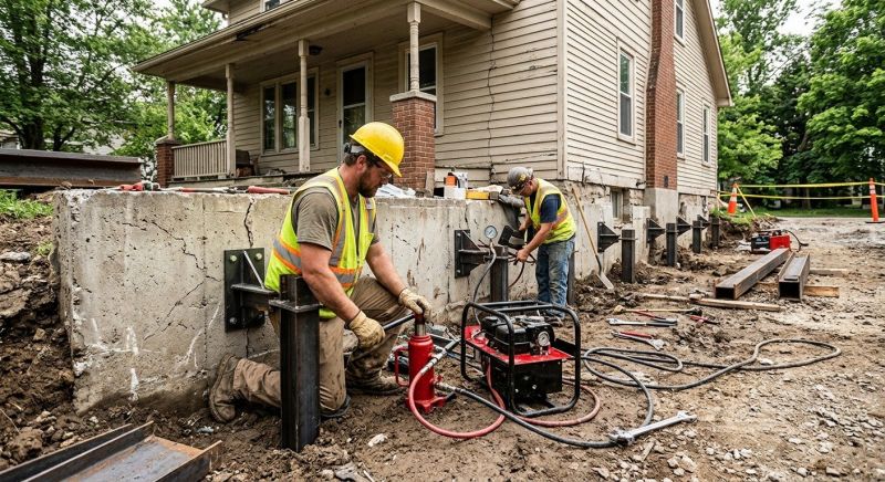 Foundation Stabilizing in Radisson, WI