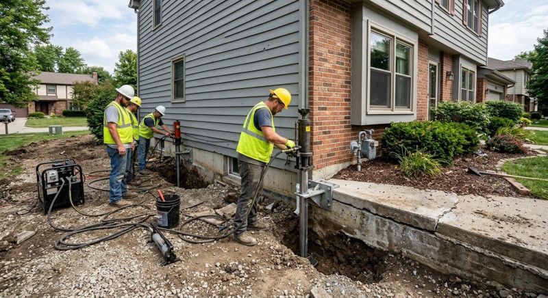 Foundation Stabilizing in Radisson, WI
