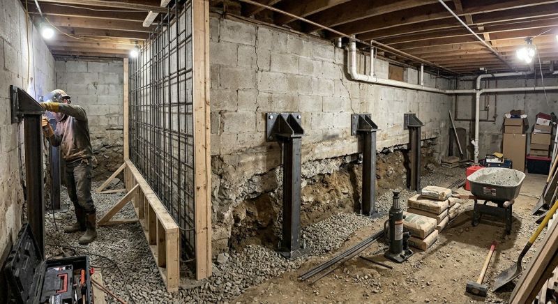 Foundation Strengthening in Hayward, WI