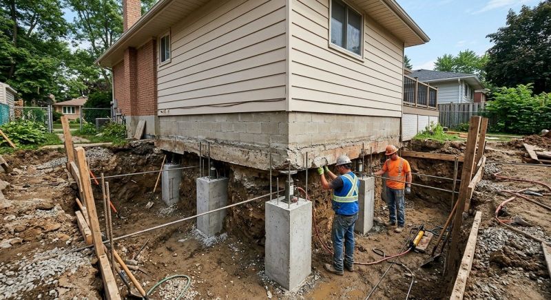 Foundation Underpinning in Hayward, WI