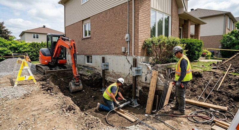 House Foundation Repair in Hayward, WI