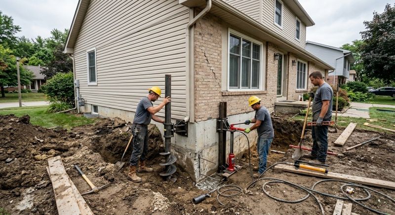 House Foundation Repair in Minong, WI