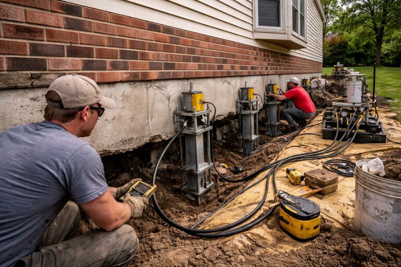 Settling Foundation Service in Minong, WI