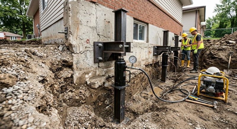 Sinking Foundation Lifting in Hayward, WI