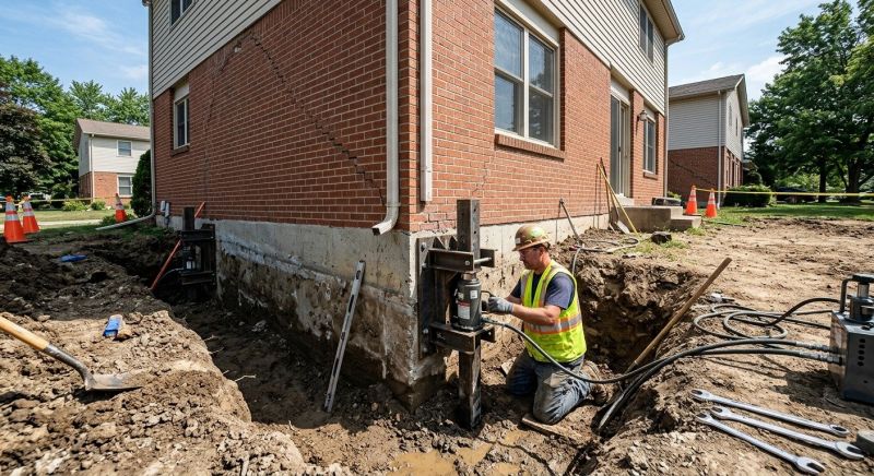 Sinking Foundation Repair in Hayward, WI