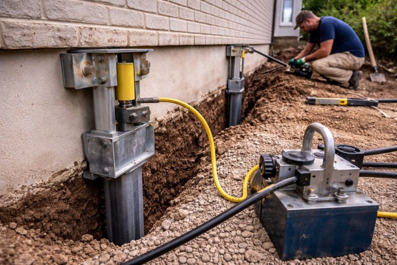 Sinking Foundation Repair in Minong, WI
