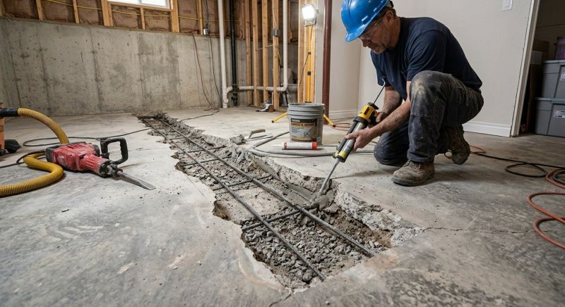 Slab Foundation Repair in Hayward, WI