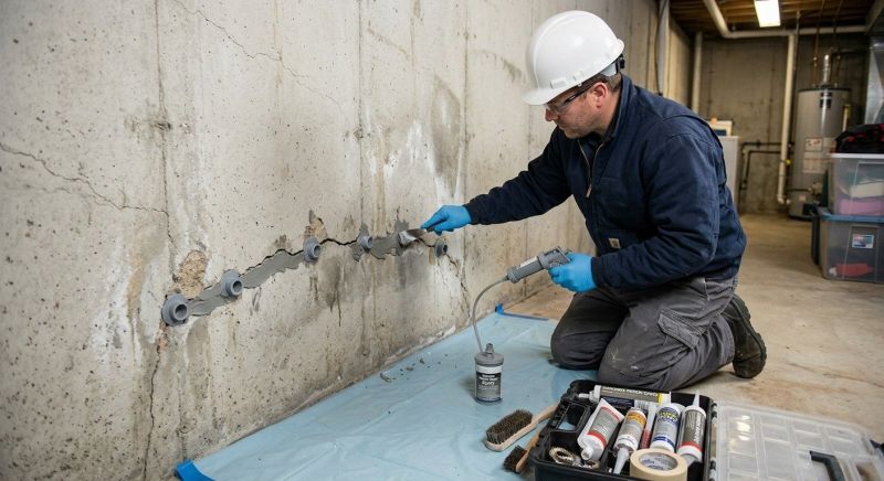 Structural Crack Repair in Hayward, WI