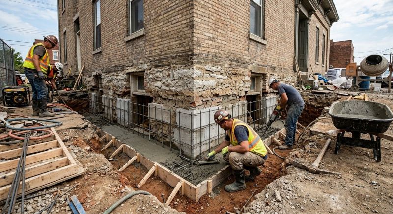 Structural Underpinning in Hayward, WI